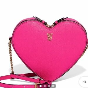 Victoria secret Pink Heart-Shaped Crossbody Bag